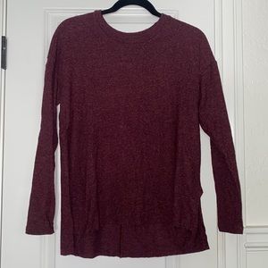 Maroon long sleeve soft & sexy sweater